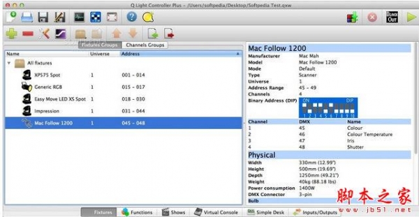 Q Light Controller Plus For Mac(控制信号或模拟照明系统) 4.10.1 苹果电脑版