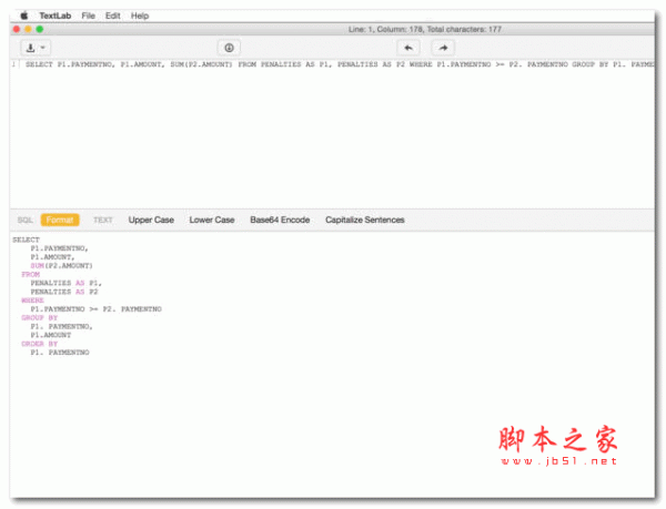文本处理工具TextLab MacOSX for mac版 V1.3.9 苹果电脑版 下载--六神源码网