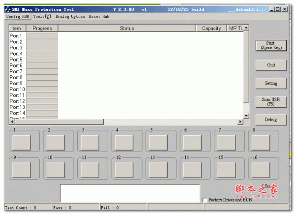 SM3261 L1024 USB3.0 主控优盘量产工具 V2.3.98 绿色免费版