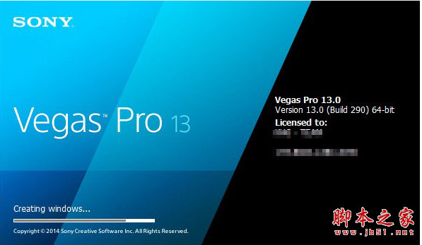 Sony Vegas Pro 13.0  X64 简体中文特别版(原版+汉化补丁+注册机