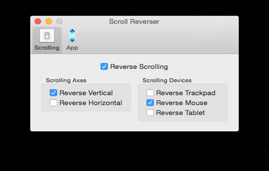 Scroll Reverse Mac版下载 Scroll Reverse for Mac V1.7.2 苹果电脑版 下载--六神源码网