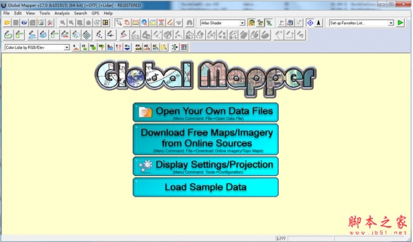 Global Mapper(地图绘制软件) v17.0 安装注册特别版(附破解文件)