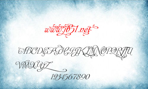 Affair 英文字体