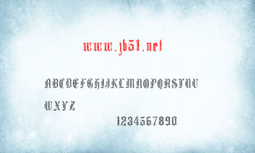 Grafik Text字體 英文字體