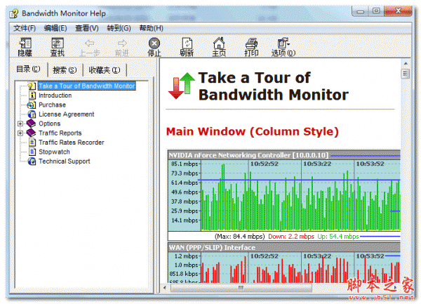 Bandwidth Monitor(带宽检测工具) v3.4 免费绿色版