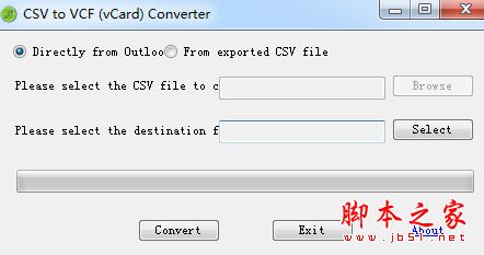csv to vcf converter(csv转vCard转换器) v1.0 免费绿色版