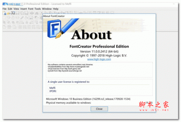 High-Logic FontCreator Professional Edition 15.0.0.2941 专业旗舰免费版 32位