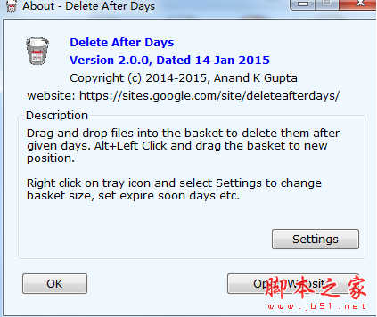 Delete After Days(定时删除软件) v2.0.0 免费绿色版