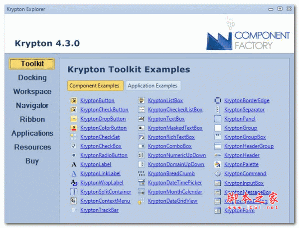 Krypton Toolkit下载 Krypton Toolkit (C#界面控件) v4.3.0 官方安装版 下载--六神源码网