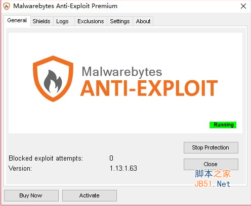 Malwarebytes Anti-Exploit(漏洞扫描工具) v1.13.1.543 Beta 安