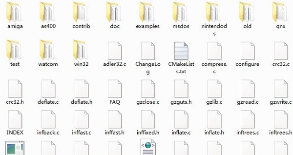 zlib(提供数据压缩用的函式库) V1.2.8