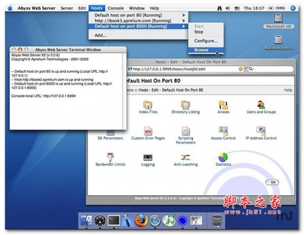 Abyss Web Server(Web服务器管理)for Mac V2.12.1 苹果电脑版