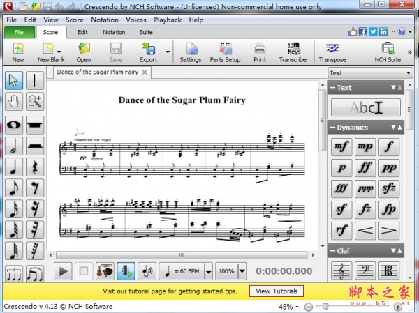 Crescendo Music Notation Editor(乐谱简谱编辑器) v4.13 官方安装版(附安装教程)