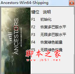 先祖人类奥德赛五项修改器(恢复绿色能量/无限多巴胺水平/无限绿色能量) 免费版