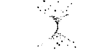 Three.js 实现的沙漏形状星系旋转动画效果源码