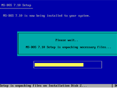 MS-DOS 7.10 安装盘 