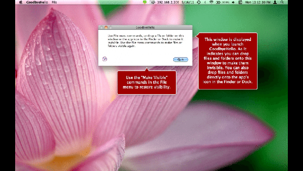 文件隐形或可见工具 GoodbyeHello(文件隐形或可见工具) for Mac V1.0.7 苹果电脑版 下载--六神源码网