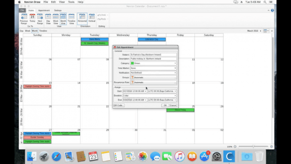 Nevron Calendar(待办应用程序) for Mac V1.0 苹果电脑版