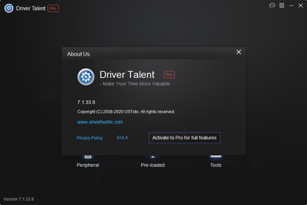 驱动人生7海外破解版 Driver Talent v8.0.10.58 英文安装版