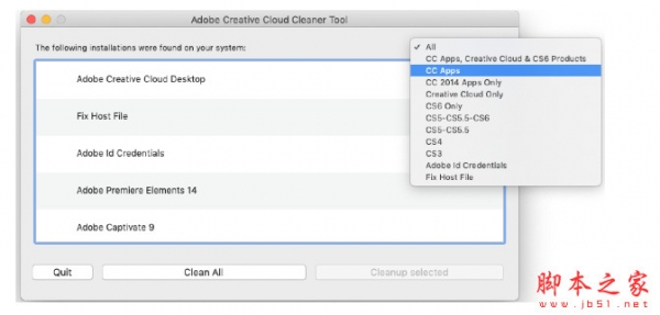  Adobe Creative Cloud Cleaner Tool for Mac v4.3.0.434 苹果电