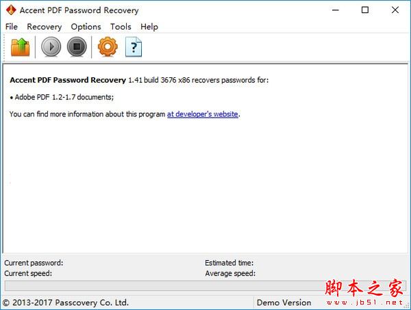Accent PDF Password Recovery(PDF密码恢复)V20.09 英文安装版