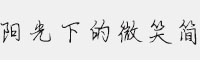 漢儀陽光下的微笑簡