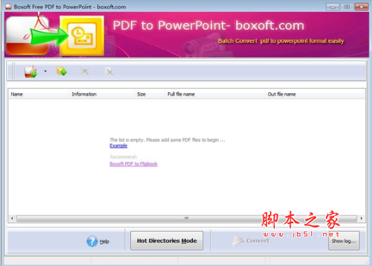 Boxoft Free PDF to PPT(PDF转PPT软件) v3.2 免费安装版