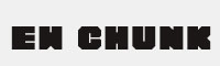 EW Chunk英文矩形字體