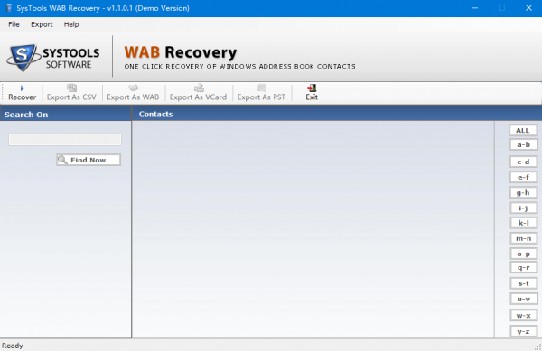 SysTools WAB Recovery(联系人数据恢复软件) v1.1.0.1 官方版
