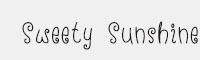 Sweety Sunshine英文卷曲字體