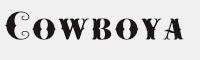 Cowboya Bifurcated英文裝飾字體