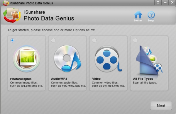 iSunshare Photo Data Genius(照片数据恢复工具) v2.1.20 官方安装版