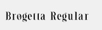 Brogetta Regular英文衬线字体