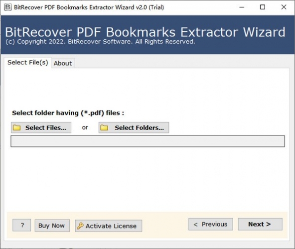 BitRecover PDF Bookmarks Extractor Wizard(PDF书签提取软件) v