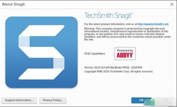 TechSmith Snagit 2024.1.2.2333 最新正式免费版(附安装教程) 64位