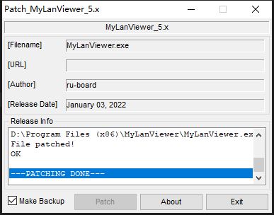 网络扫描仪软件MyLanViewer破解补丁 v5.4.0 附激活教程