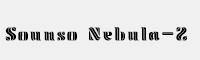  Sounso Nebula-2英文字体
