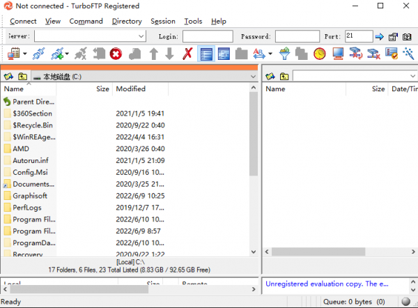 老牌ftp传输工具TurboFTP Lite v6.99.1340 安装破解版(附激活码) 32位/64位