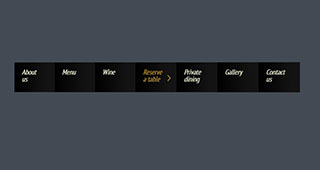 CSS3实现的炫酷精美3D横向菜单导航特效源码