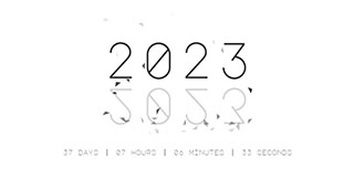 2023年新年倒计时动画网页特效源码