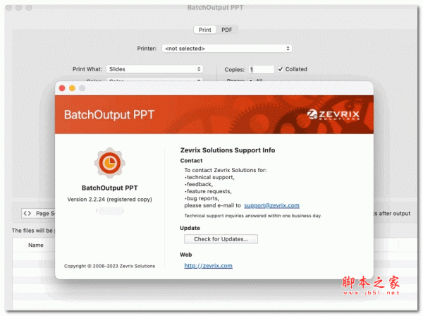 BatchOutput PPT Mac版下载 BatchOutput PPT for Mac(PowerPoint打印和PDF制作工具) v2.2.24 破解版 下载--六神源码网