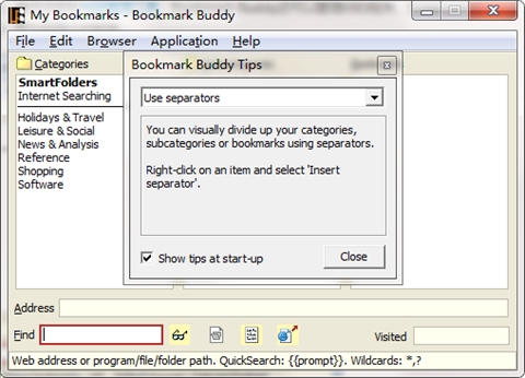 Bookmark Buddy(收藏夹管理软件) v3.9 免费安装版