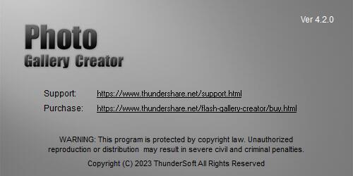 攝像影集管理軟件 ThunderSoft Photo Gallery Creator v4.2.0 VIP會員破解版