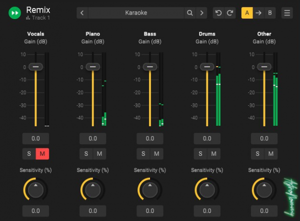 音频实时乐器人声分离插件Acon Digital - Remix v1.0.1 安装免费版