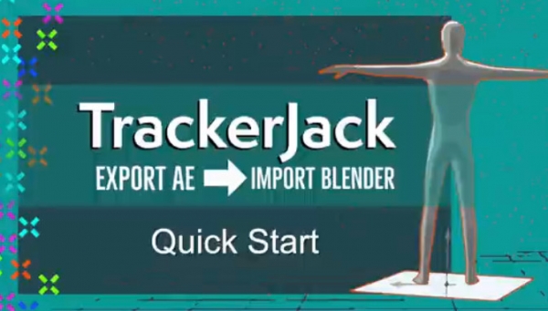 导出AE三维摄像机跟踪数据到Blender软件插件 Trackerjack 1.0.2 中文免费版