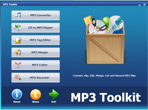 超强功能超全Mp3工具包 MP3 Toolkit v1.6.5 绿色便携版 