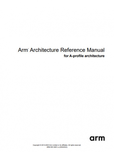 ARM架构参考手册(V8/V9) 官方PDF完整版