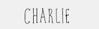 Charlie英文手寫字體