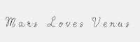 Mars Loves Venus英文手寫(xiě)字體