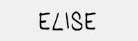 Elise英文手寫字體